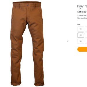 Railcar Fine Goods Flight Trouser in Duck